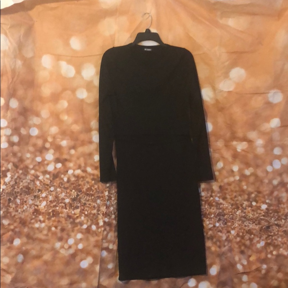 Black cable knit co-ord set